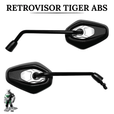 Retrovisor Modelo Fixo Tiger Triumph 1200 Rosca Honda ABS