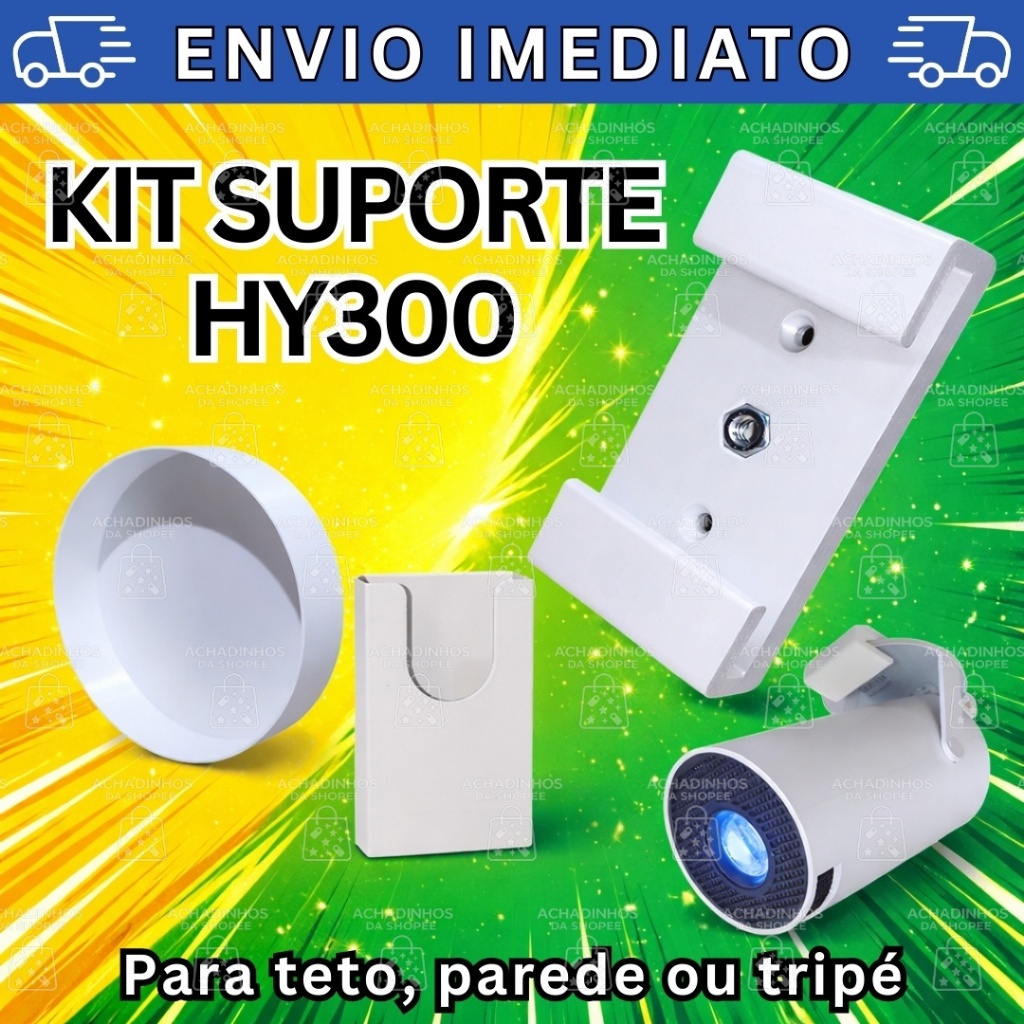 Kit Suporte para Projetor Hy300 Parede, Teto ou Tripé MagCubic Salange ...