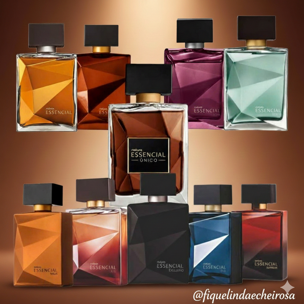 Essencial Masculino Natura 100ml | Linha Completa (Clássico, Oud, Oud ...