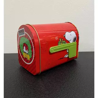 Lata Snoopy caixa de correio natalina (vazia) - colecionável Cacau Show em Oferta na Shopee