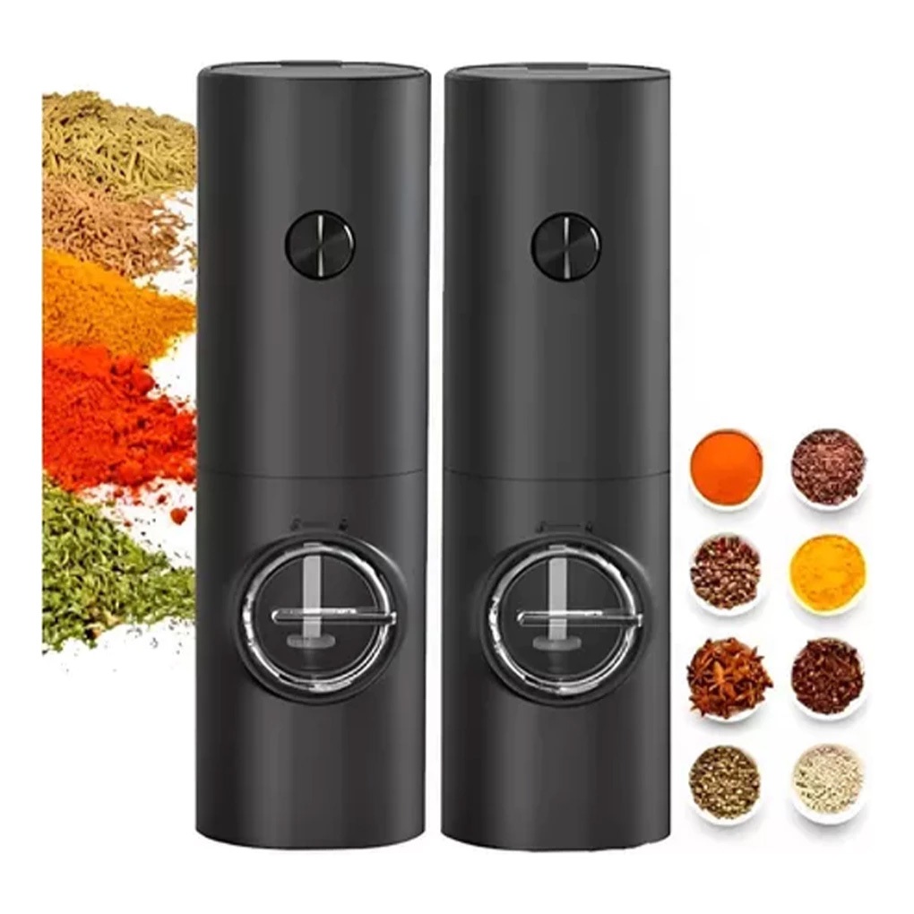 Moedor Elétrico de Pimenta｜Granulagem Ajustável｜Ideal para D