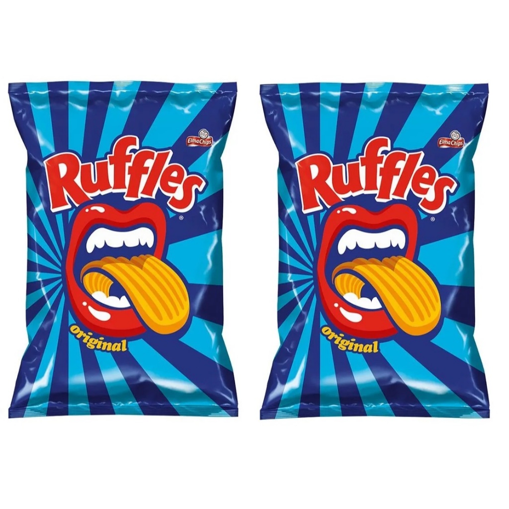 Kit 2 Batata Frita Ondulada Original Ruffles Elma Chips 167g | Shopee ...
