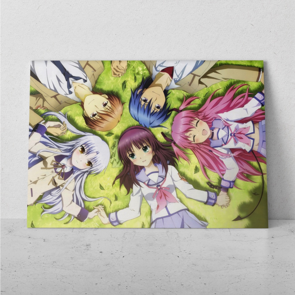 Angela Beats! ヴィヴィットアートフレーム A-2 Quadro Decorativo Anime Angel Beats A4 21x29 MDF 3mm Borda