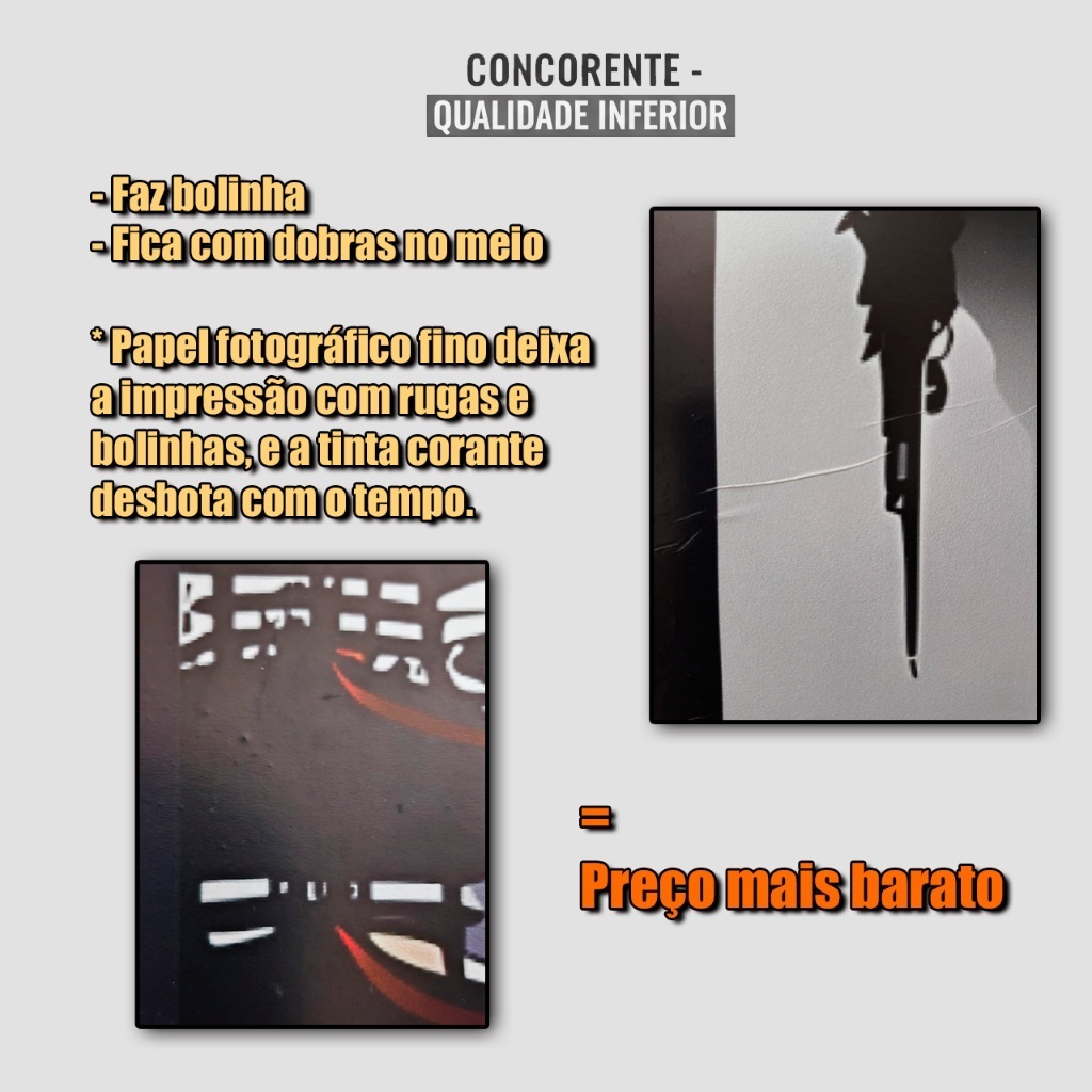 Quadro Decorativo Anime Angel Beats A4 21x29 MDF 3mm Borda