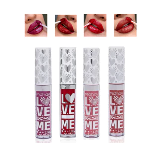 Kit 4 Un Lip Tint Mahav Love Me Shine em Oferta na Shopee