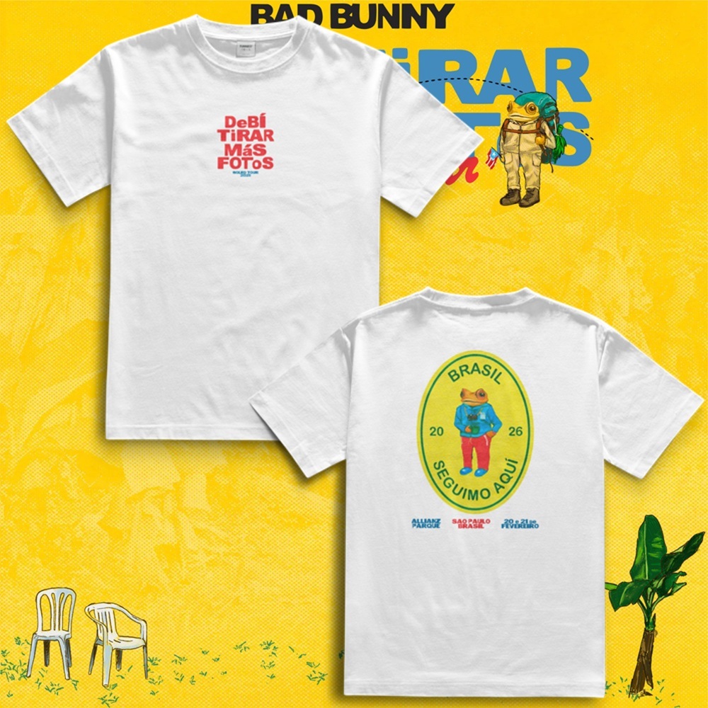 BAD BUNNY Tシャツ + ポスター br-11134207-81ztc-mjsq0pf7pwjm56