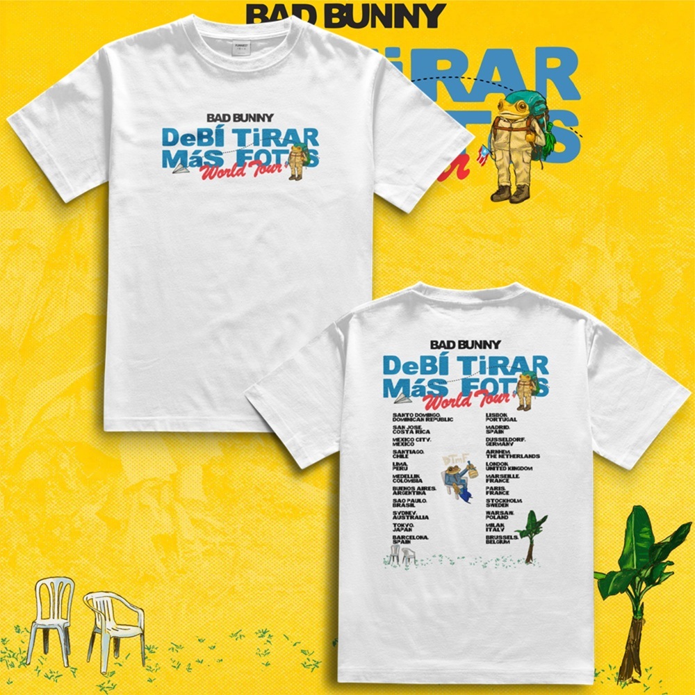 Camiseta Bad Bunny | Debí Tirar Mas Fotos | DTMF World Tour | Sapo