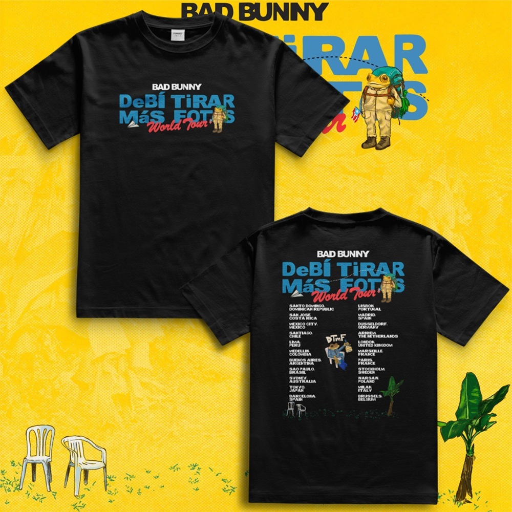 Camiseta Bad Bunny | Debí Tirar Mas Fotos | DTMF World Tour | Sapo