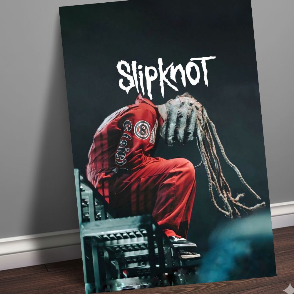 Placas Quadros decorativo - SLIPKNOT - 20x28 cm - Poster bandas