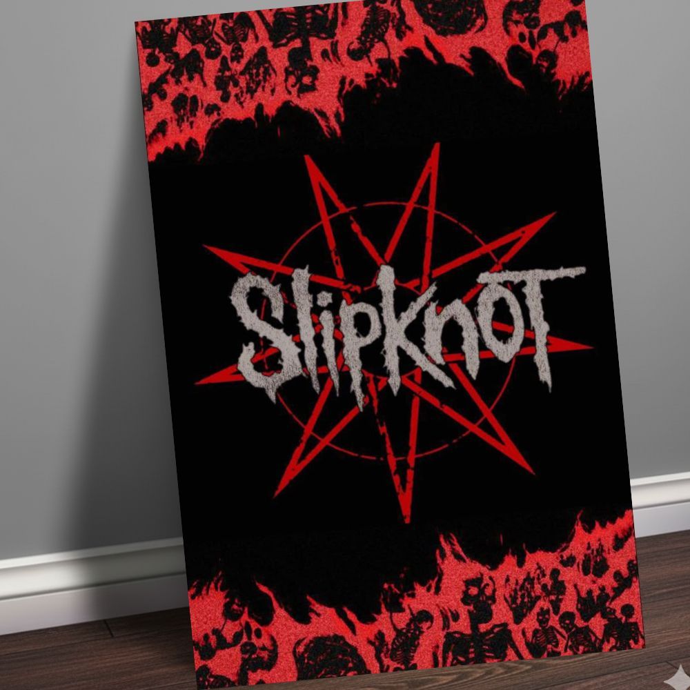 Placas Quadros decorativo - SLIPKNOT - 20x28 cm - Poster bandas