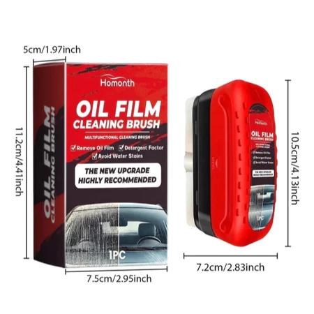 Removedor De Filme De Óleo De Vidro Do Carro Poderoso Limpador Esponja Escova De Limpeza Pára-Brisa Janela Clara Mancha