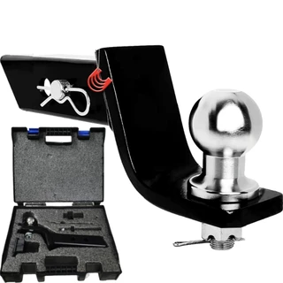 Ponteira de Engate 1500kg 1,5 Toneladas Com Esfera e Maleta para Reboque Carretinha Engetran 2922-12 em Oferta na Shopee