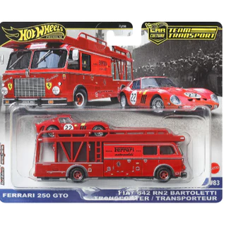Hot Wheels Premium Team Transport Ferrari 250 Gto Vermelho