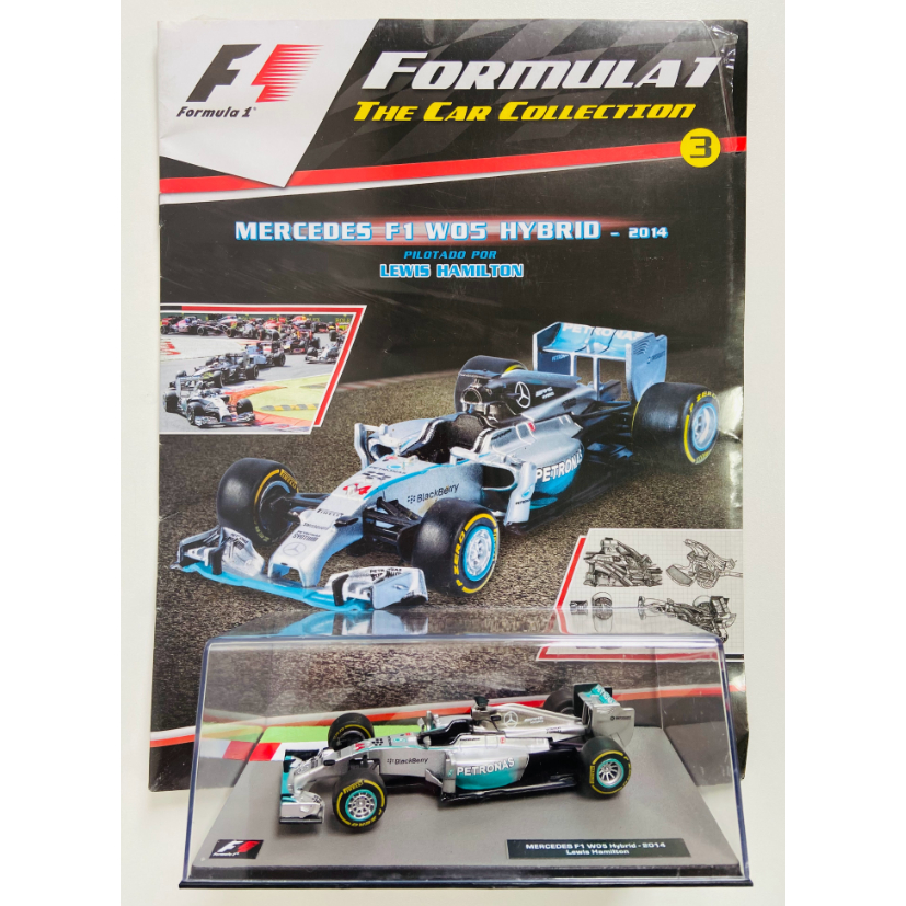 Miniatura Mercedes F1 W05 - Lewis Hamilton - W. Champion 2014