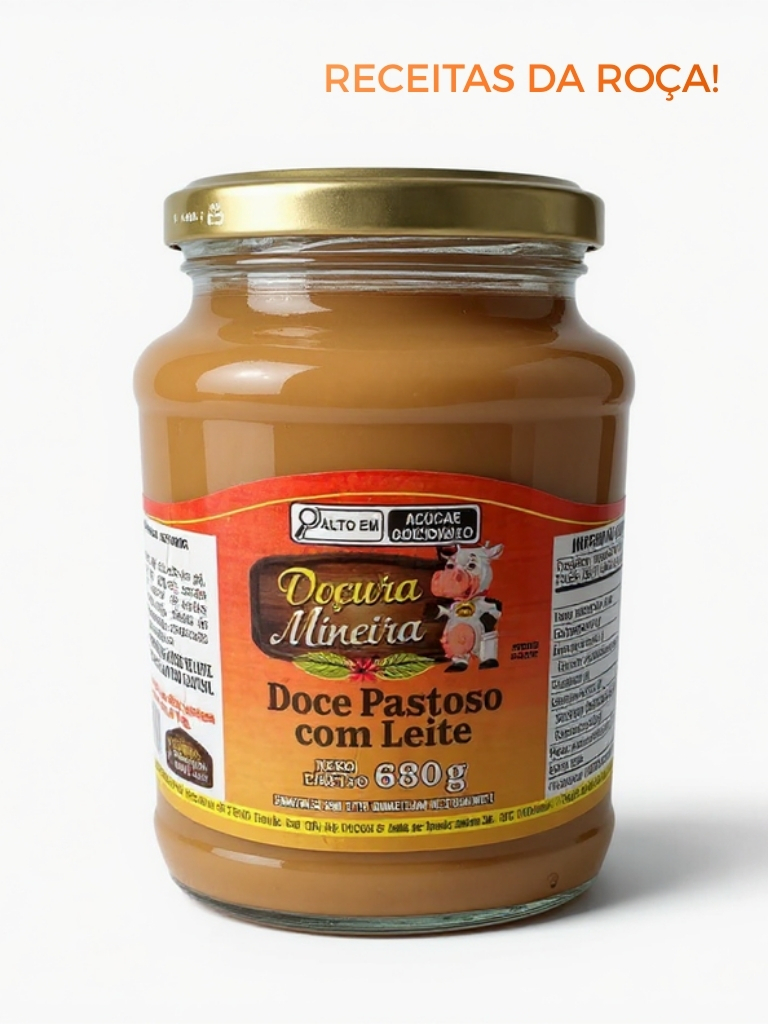 Doce de Leite de Minas Gerais Cremoso 680 gramas Diversos Sabores ...