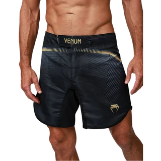 Bermuda Venum Fightshort Masculino New Elite Style O6 Muay Thai MMA Preto