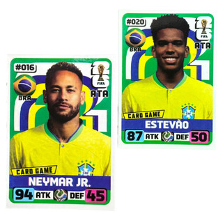 Kit 200 Cards Copa do Mundo Fifa 2026 50 Pacotinhos Fechados Para Bater Bafo Trocar Cartas Futebol — foto 4 — Achou Levou Brasil