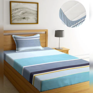 Lençol Solteiro Avulso Com Elástico Microfibra Virol Grid Geométrico Florido em Oferta na Shopee