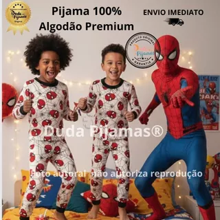 Pijama Infantil Algodão Menina Menino Verão Confortável em Oferta na Shopee
