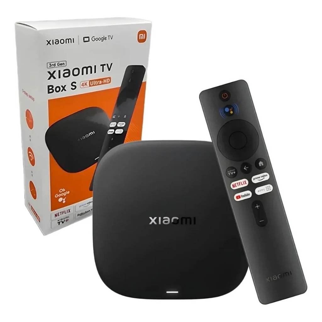 Mi Box S Xiaomi 3a Geração 32GB 4K Ultra Bivolt Preto