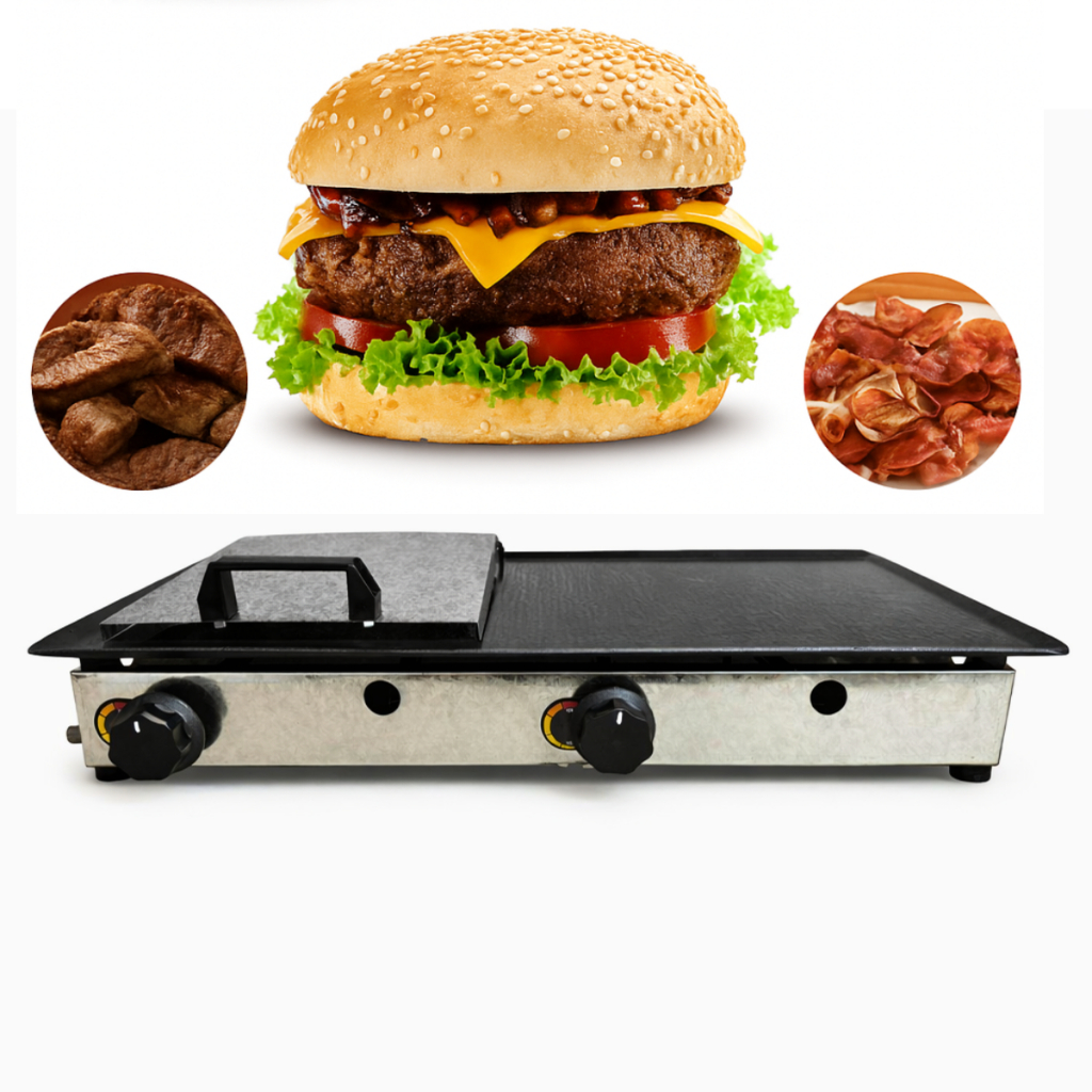 Chapeira 60x30 Para Fazer Lanches Metallux Com Prensa