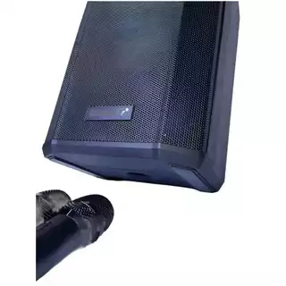 Caixa De Som Ecopower Ep-s323 C/ 2 Microfone Karaoke Eventos Preto 127/220v em Oferta na Shopee