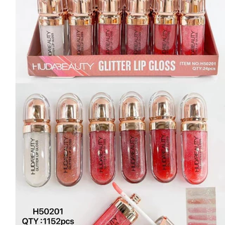 HUDABEAUTY   Kit Lip Gloss Volumoso 3/6 Unidades Sarahs Beauty - H50201 em Oferta na Shopee