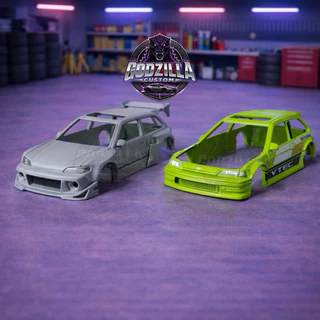 Kit Largo Pandem Widebody Civic EF Hot Wheels 1:64