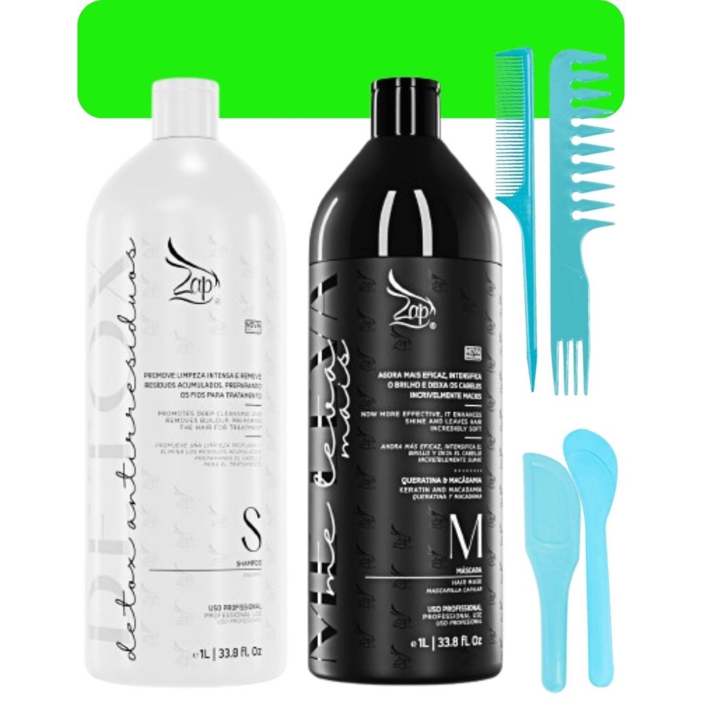 Kit Ecova Progressiva Zap Me Leva+ Profissional 2x1L A mais vendida ...