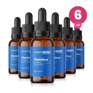 Kit 6 Sérum Anti Olheiras Peptídeos 30ml Efeito Lifiting Clareador Dermachem em Oferta na Shopee