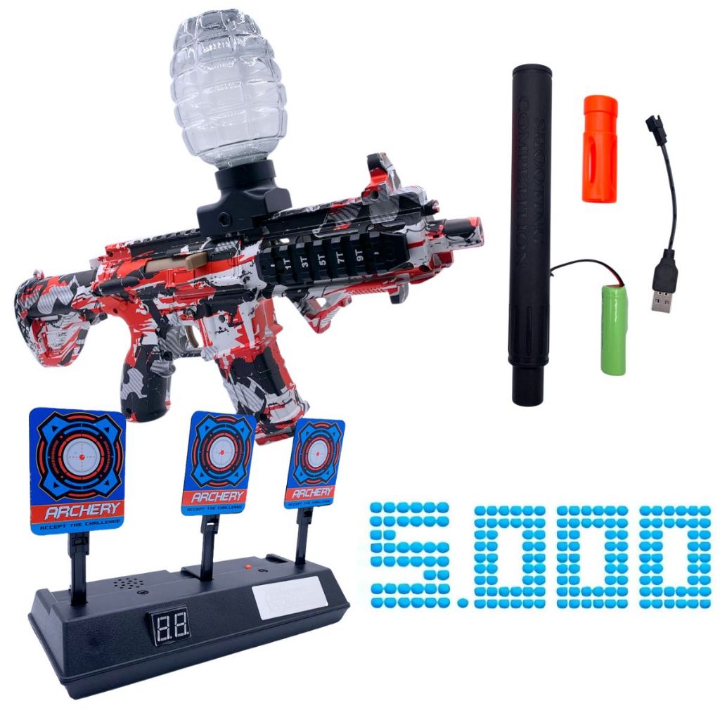Arminha de Gel Kit Sniper M416 com Bolinhas e Alvo | Shopee Brasil