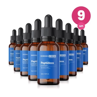 Kit 9 Sérum Anti Olheiras Peptídeos 30ml Efeito Lifiting Clareador Dermachem em Oferta na Shopee