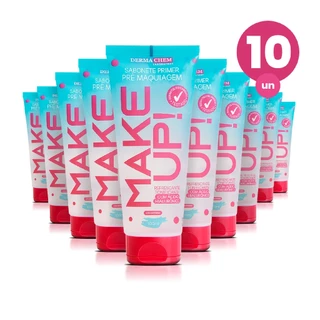 Kit 10 Primer Make Up 100ml Sabonete Facial Dermachem em Oferta na Shopee