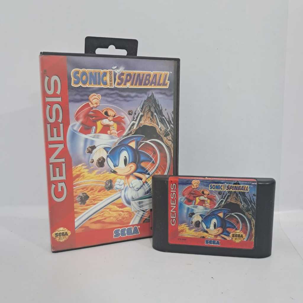 Jogo Sega Genesis - Sonic The Hedgehog Spinball | Shopee Brasil