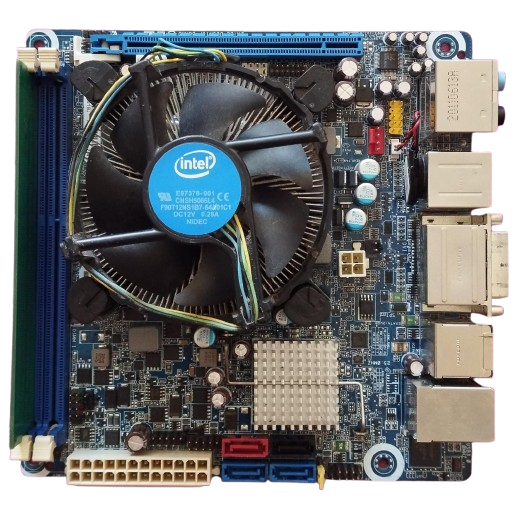 PC Mini ITX Intel Core i3 3.3GHz 4GB DDR3 Placa Mãe DH67CF LGA1155 Usado Funcionando