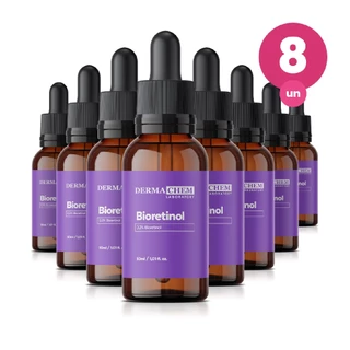 Kit 8 Sérum Anti Rugas Profundas Bioretinol 30ml Restaura e Firma a Pele Dermachem em Oferta na Shopee