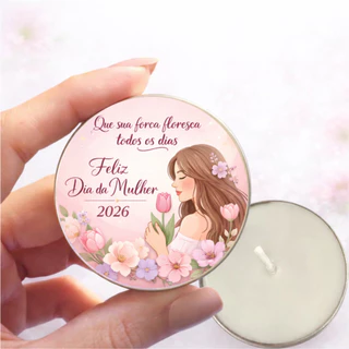 100 LATINHAS COM VELA PERFUMADAS DIA DA MULHER em Oferta na Shopee