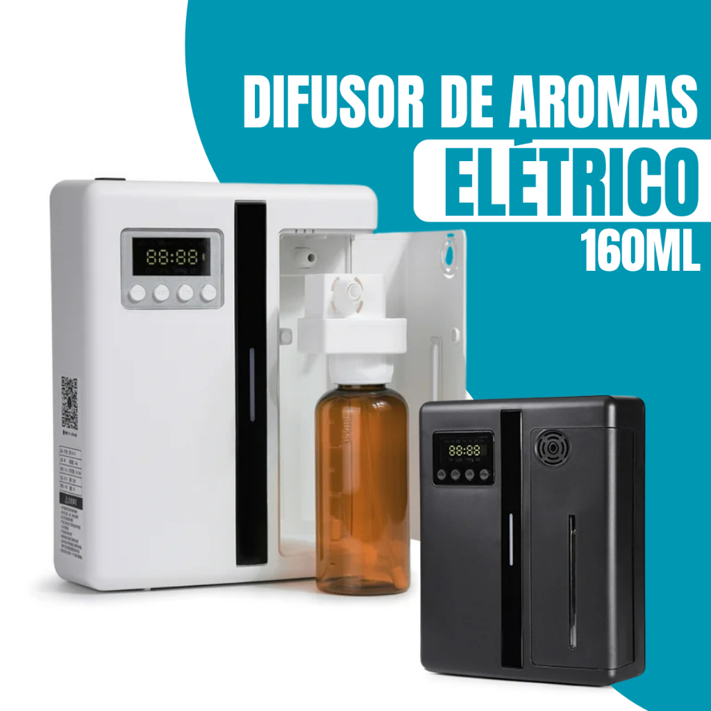 Difusor de Aromas Aromatizador Elétrico Inteligente Automático com ...