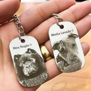 Chaveiro Personalizado a Laser com Foto Ultra Realista, Nomes, Frases em Oferta na Shopee