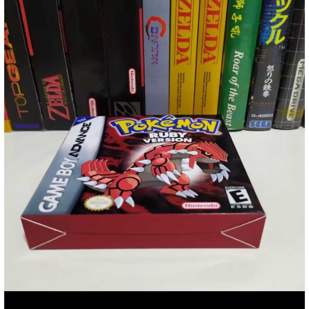 Pokémon Ruby - Box do Jogo (Nintendo Game Boy Advance) | Shopee Brasil