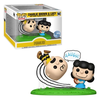 FUNKO POP MOMENT PEANUTS EXCLUSIVE - CHARLIE BROWN & LUCY 1682 NOVO ORIGINAL em Oferta na Shopee