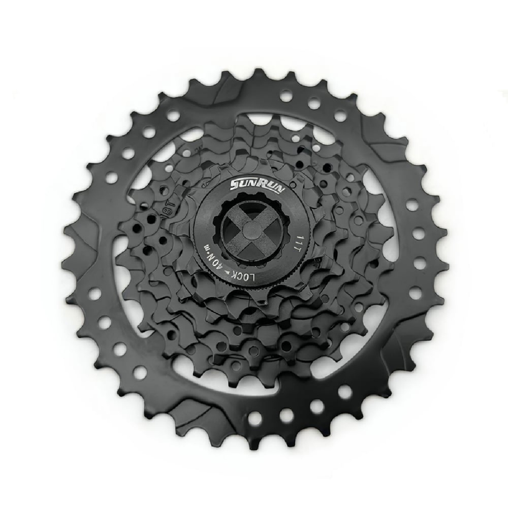 Cassete 7 Velocidades 11/34 Dentes Cor Preto Preto 11 34