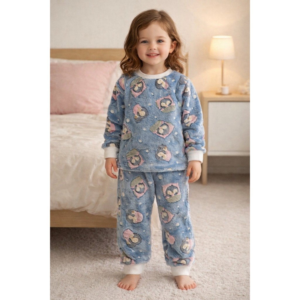 pijama bebê inverno menina - REF: 1425 em Oferta na Shopee