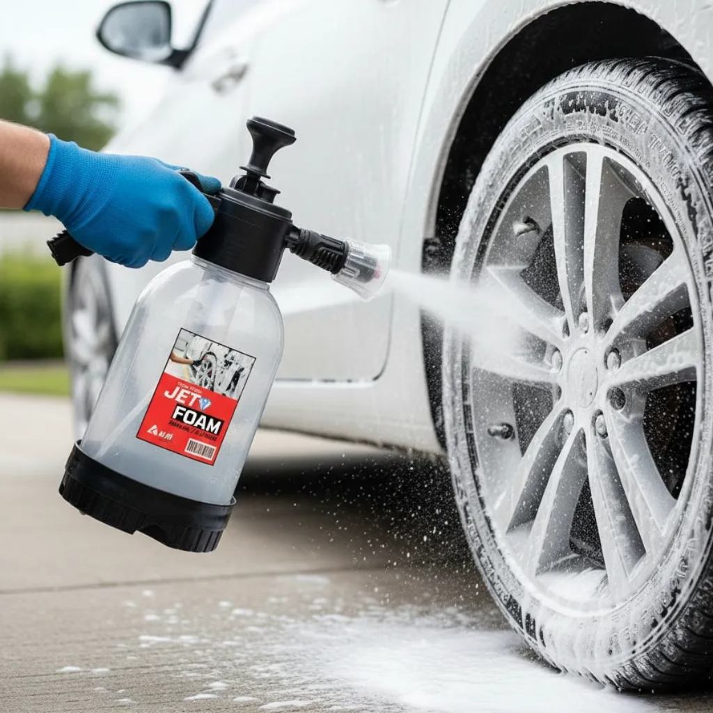 Snow Jet Foam Aluí 2L Manual E Pulverizador Híbrido 2x1 Automotivo