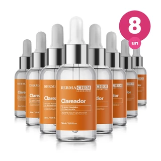Kit 8 Sérum Clareador Clear 30ml Dermachem em Oferta na Shopee