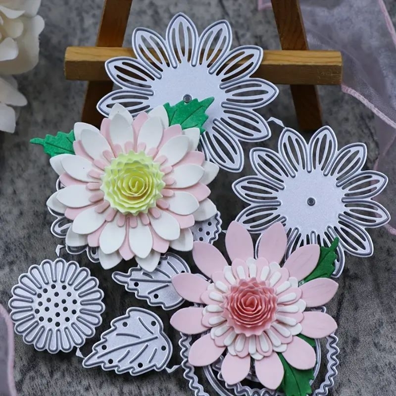 Faca de Corte e Relevo Scrapbook Flor Bem Me Quer. F16 | Shopee Brasil