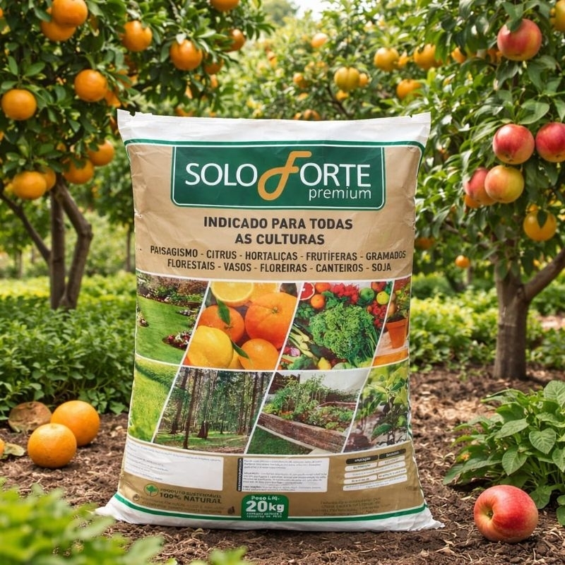 20kg Adubo Fertilizante Solo Forte para Frutíferas, Horta e Jardim ...