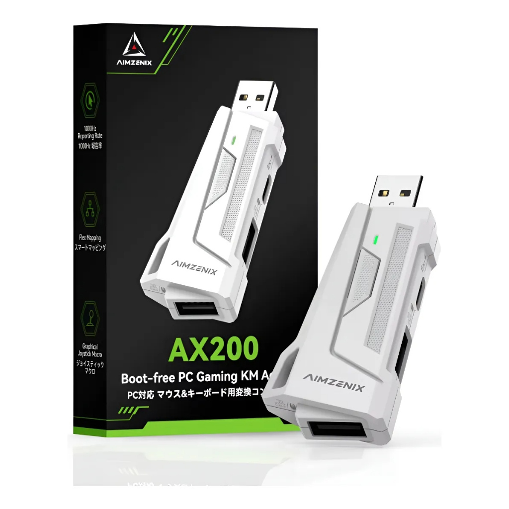 Adaptador Aimzenix AX200 PC Gaming Personalização Do Aplicativo Taxa De Relatório De 1000Hz