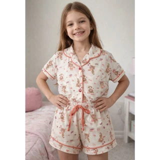 Pijama infantil Blogueira Menina de malha em Oferta na Shopee