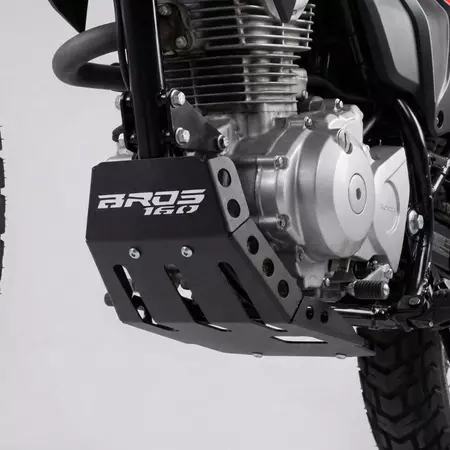 Protetor de Cárter Honda Bros 160 Chapa Reforçada Aço Carbono Todos os Anos